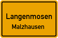 Ortsstraße in LangenmosenMalzhausen