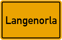 City Sign Langenorla