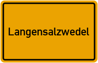 City Sign Langensalzwedel