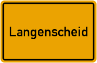 Heckenweg in Langenscheid