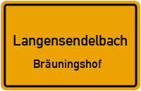 Straßenverzeichnis Langensendelbach Bräuningshof