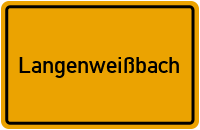 City Sign Langenweißbach