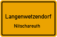 Straßenverzeichnis Langenwetzendorf Nitschareuth