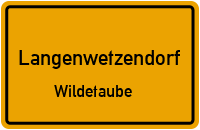 Straßenverzeichnis Langenwetzendorf Wildetaube