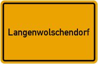 City Sign Langenwolschendorf