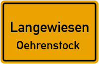 Schulstraße in LangewiesenOehrenstock