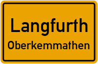 Straßen in Langfurth Oberkemmathen