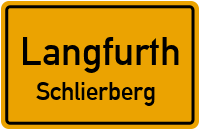 Straßen in Langfurth Schlierberg