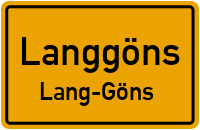 Wiesenstraße in LanggönsLang-Göns