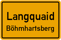 Straßenverzeichnis Langquaid Böhmhartsberg