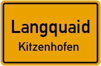 Straßenverzeichnis Langquaid Kitzenhofen