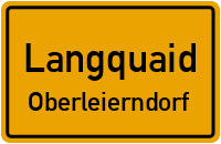 Straßenverzeichnis Langquaid Oberleierndorf