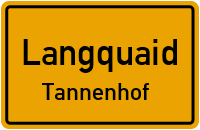 Straßenverzeichnis Langquaid Tannenhof