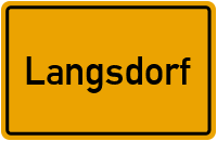 Langsdorf in Mecklenburg-Vorpommern