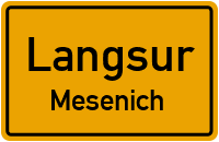Gartenstraße in LangsurMesenich