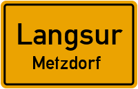 Wintersdorfer Straße in LangsurMetzdorf