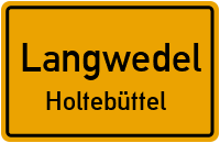 Nasse Straße in 27299 Langwedel (Holtebüttel)