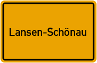 Ortsschild Lansen-Schönau