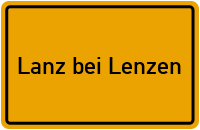 City Sign Lanz bei Lenzen