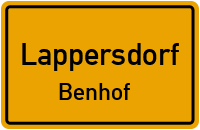 Straßenverzeichnis Lappersdorf Benhof