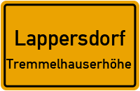 Straßenverzeichnis Lappersdorf Tremmelhauserhöhe