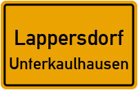 Straßenverzeichnis Lappersdorf Unterkaulhausen