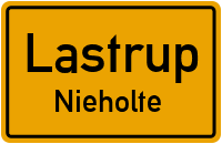 Nieholter Straße in LastrupNieholte