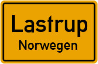 Straßenverzeichnis Lastrup Norwegen