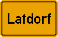 City Sign Latdorf