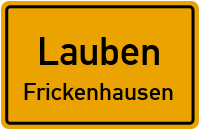 Eisenbergstraße in 87761 Lauben (Frickenhausen)