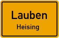 Dorfstraße in LaubenHeising
