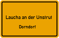 Straßenverzeichnis Laucha an der Unstrut Dorndorf