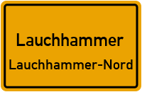 Straße am Koynesee in LauchhammerLauchhammer-Nord