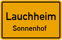 Straßenverzeichnis Lauchheim Sonnenhof