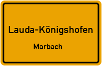 Straßenverzeichnis Lauda-Königshofen Marbach
