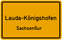 Riedweg in Lauda-KönigshofenSachsenflur