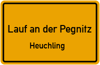 Pfinzingstraße in 91207 Lauf an der Pegnitz (Heuchling)