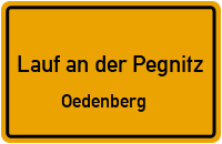 Straßen in Lauf an der Pegnitz Oedenberg