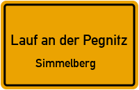 Straßen in Lauf an der Pegnitz Simmelberg