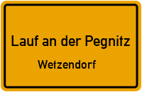 Straßen in Lauf an der Pegnitz Wetzendorf