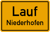 Hauptstraße in LaufNiederhofen