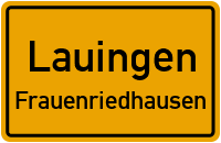 Dorfstraße in LauingenFrauenriedhausen