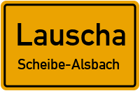 Oberlandstraße in LauschaScheibe-Alsbach