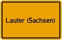 Lauter (Sachsen) in Sachsen