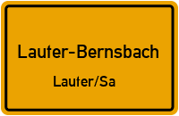 Auerhahnweg in Lauter-BernsbachLauter/Sa.
