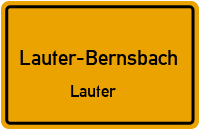Straßenverzeichnis Lauter-Bernsbach Lauter