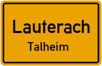 Talstraße in LauterachTalheim