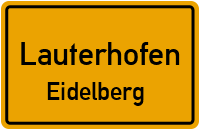 Straßenverzeichnis Lauterhofen Eidelberg