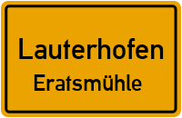 Straßenverzeichnis Lauterhofen Eratsmühle