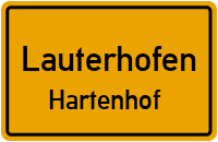 Straßenverzeichnis Lauterhofen Hartenhof